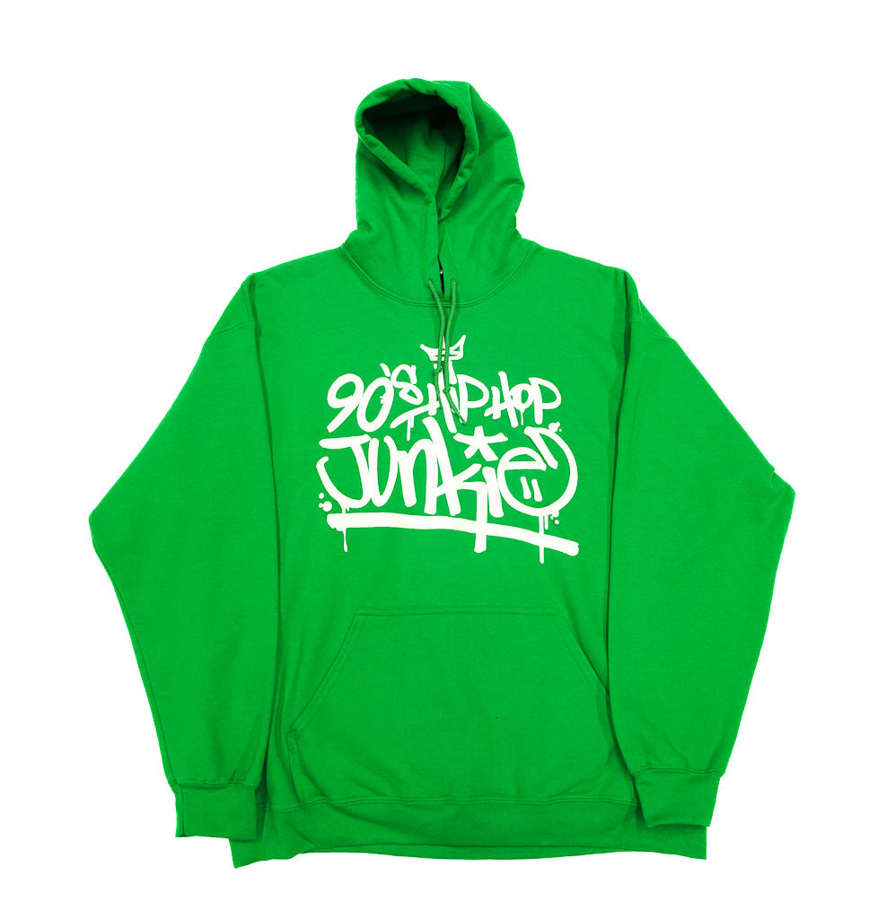 Green 90shiphopjunkie Logo Hoody w/puff paint